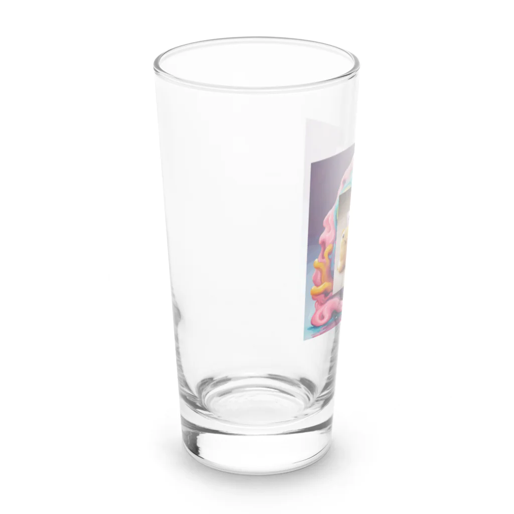 112357baのキモカワ生き物 Long Sized Water Glass :left