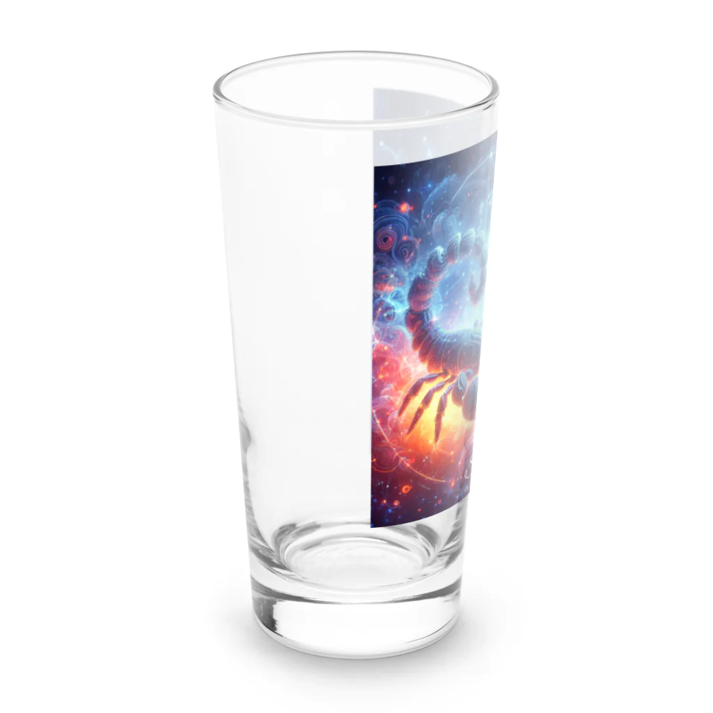 huwari-hanaakariの星のきらめき　蠍座イメージ Long Sized Water Glass :left