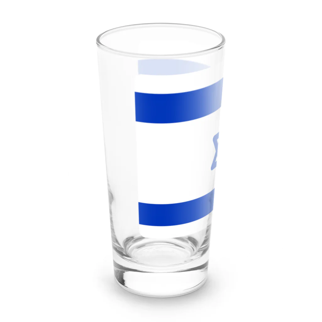 お絵かき屋さんのイスラエルの国旗 Long Sized Water Glass :left