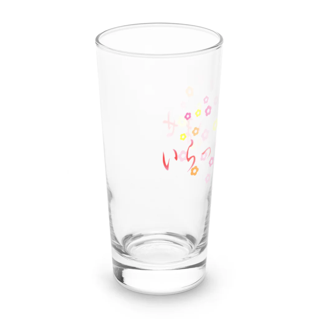 ainarukokoroのいらしゃいませ　花 Long Sized Water Glass :left