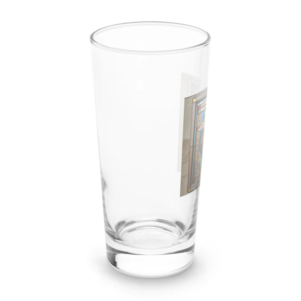 ganeshaのドラゴンフライダンス・ステンドグラス Long Sized Water Glass :left