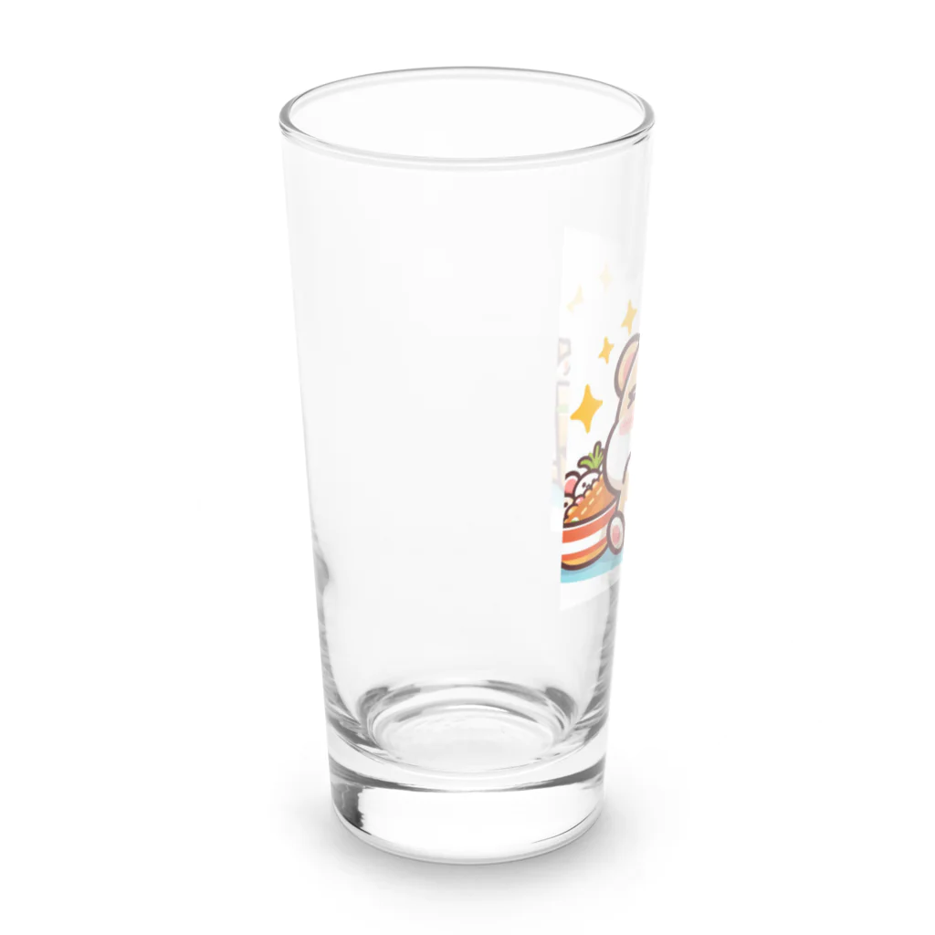 iota01の食欲旺盛なかわいいハムスター Long Sized Water Glass :left