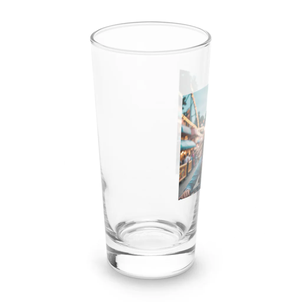 yuyuu_youtubeの笑顔の少女 Long Sized Water Glass :left