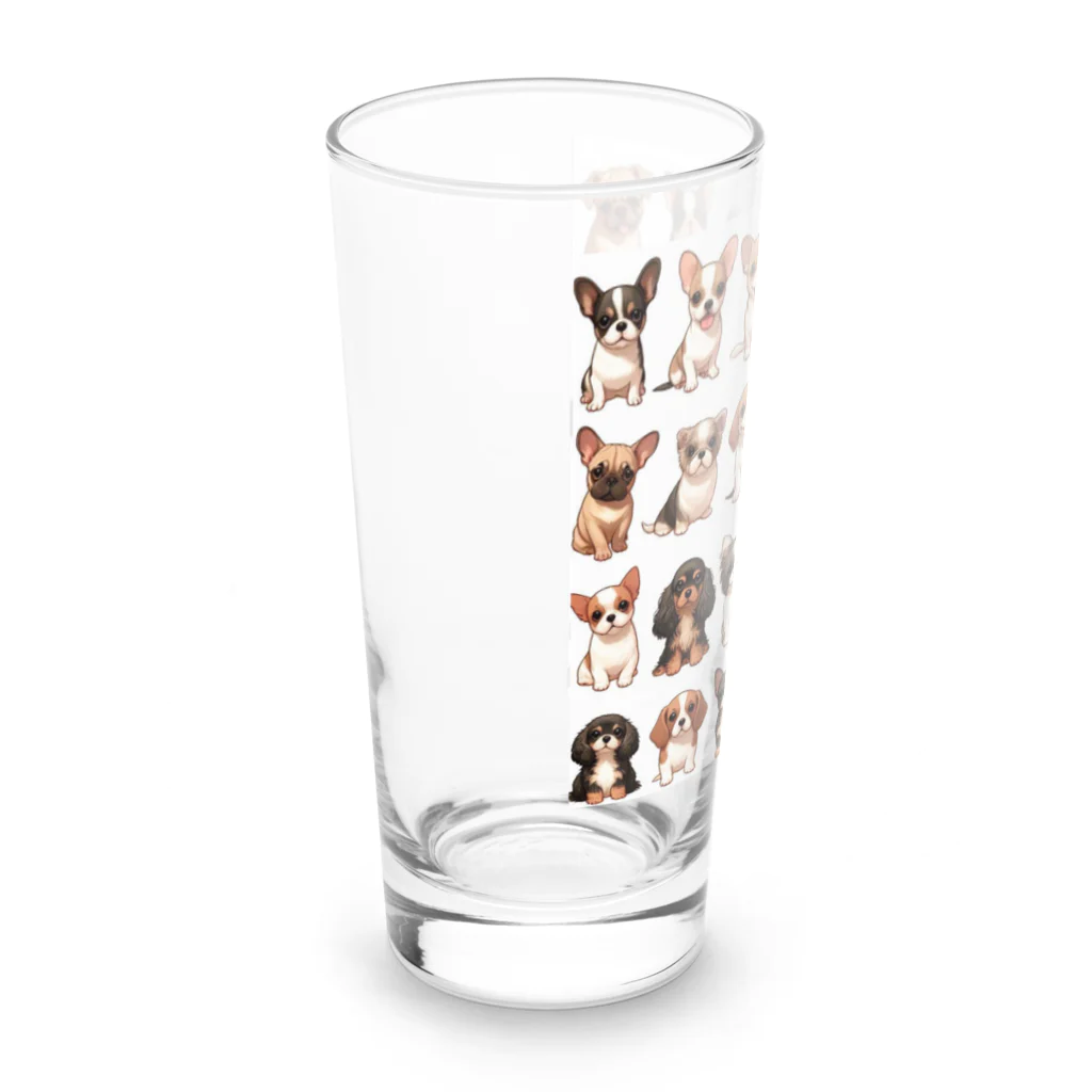 wankoyのカワイイわんこたち Long Sized Water Glass :left