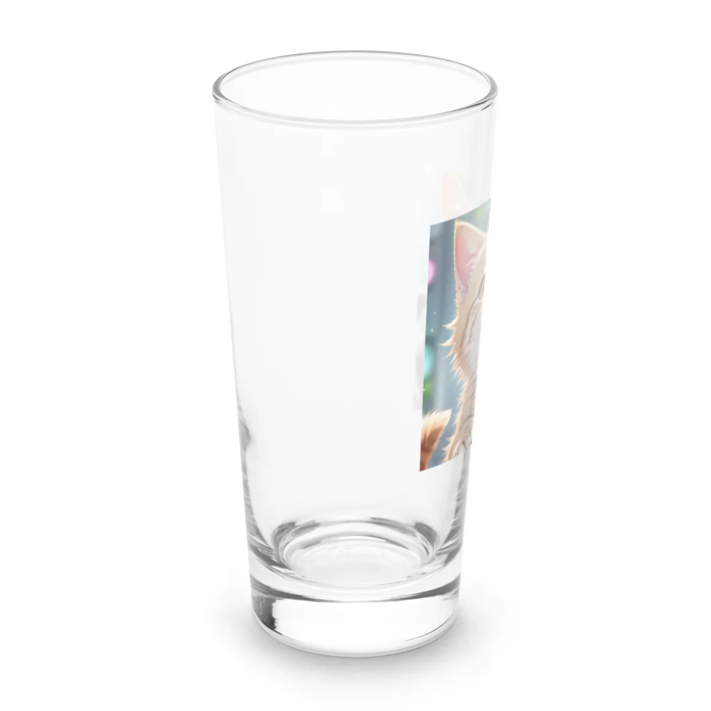 f-koroのかわいい笑顔がたまらない子猫 Long Sized Water Glass :left