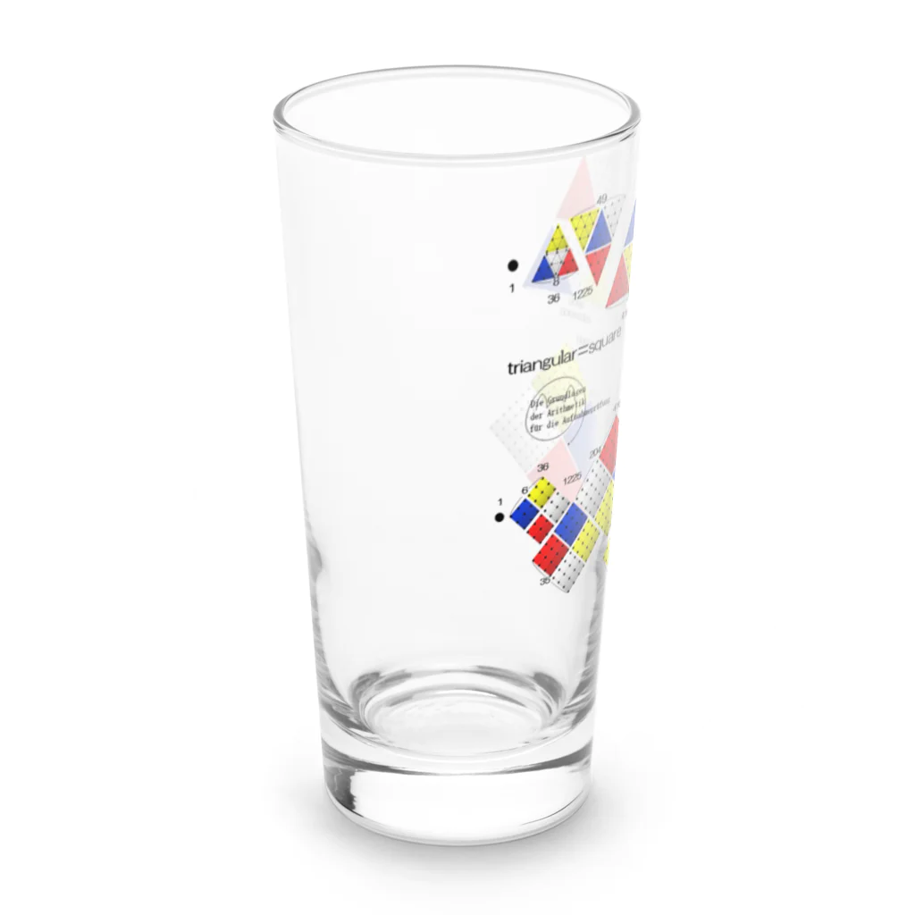 Otto Cohenの三角数＝四角数 Long Sized Water Glass :left