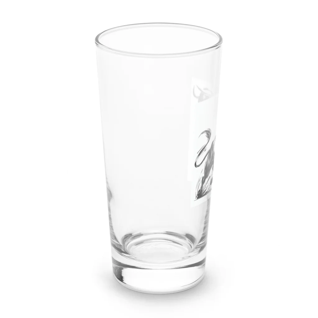 JBの水墨牛 Long Sized Water Glass :left