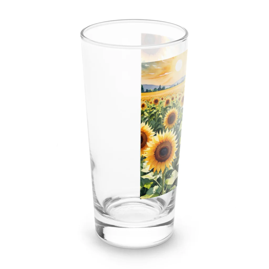 LOGOstylesの変わらぬ　ひまわり Long Sized Water Glass :left