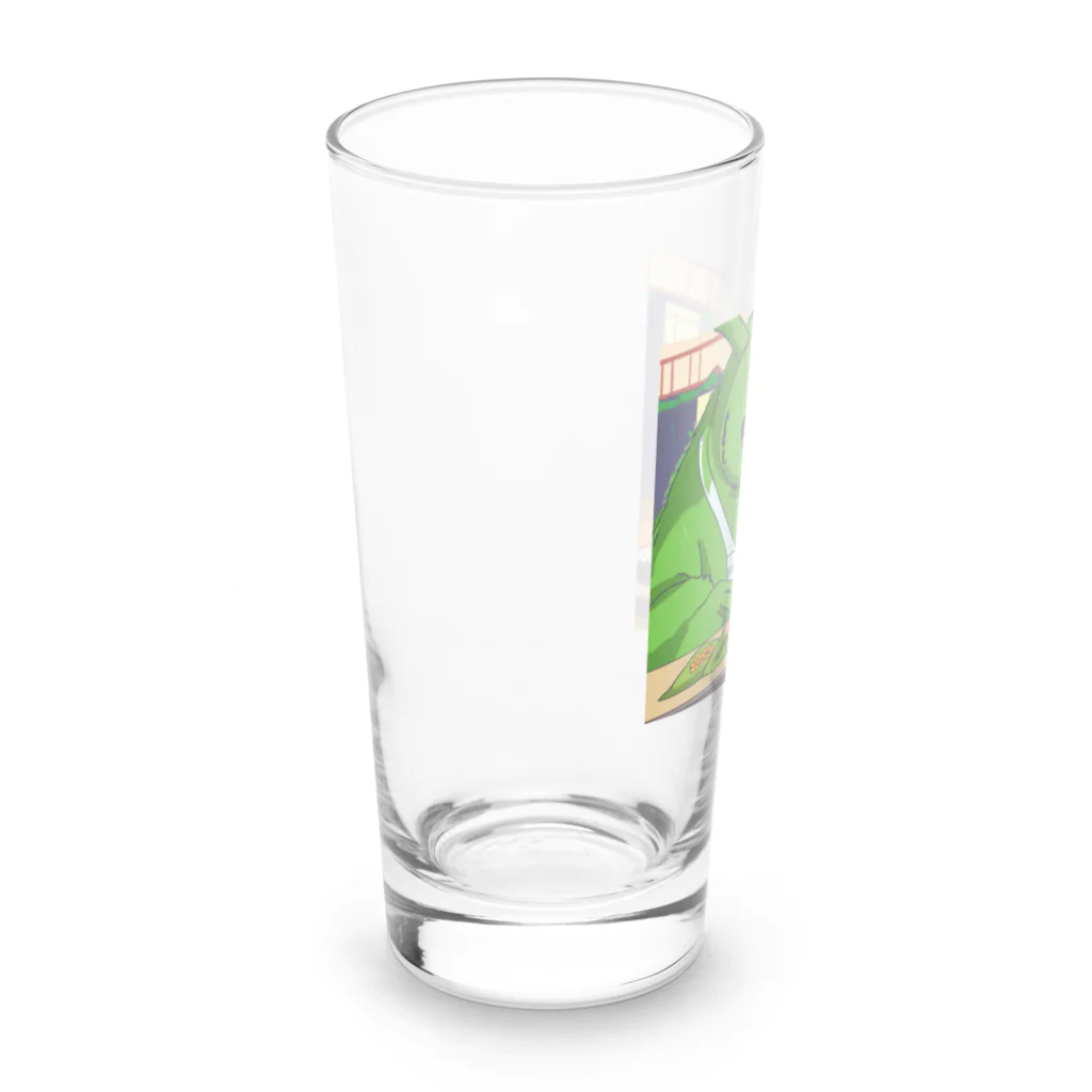 Kyun_uranaiの寿司職人を目指す緑の妖怪 Long Sized Water Glass :left