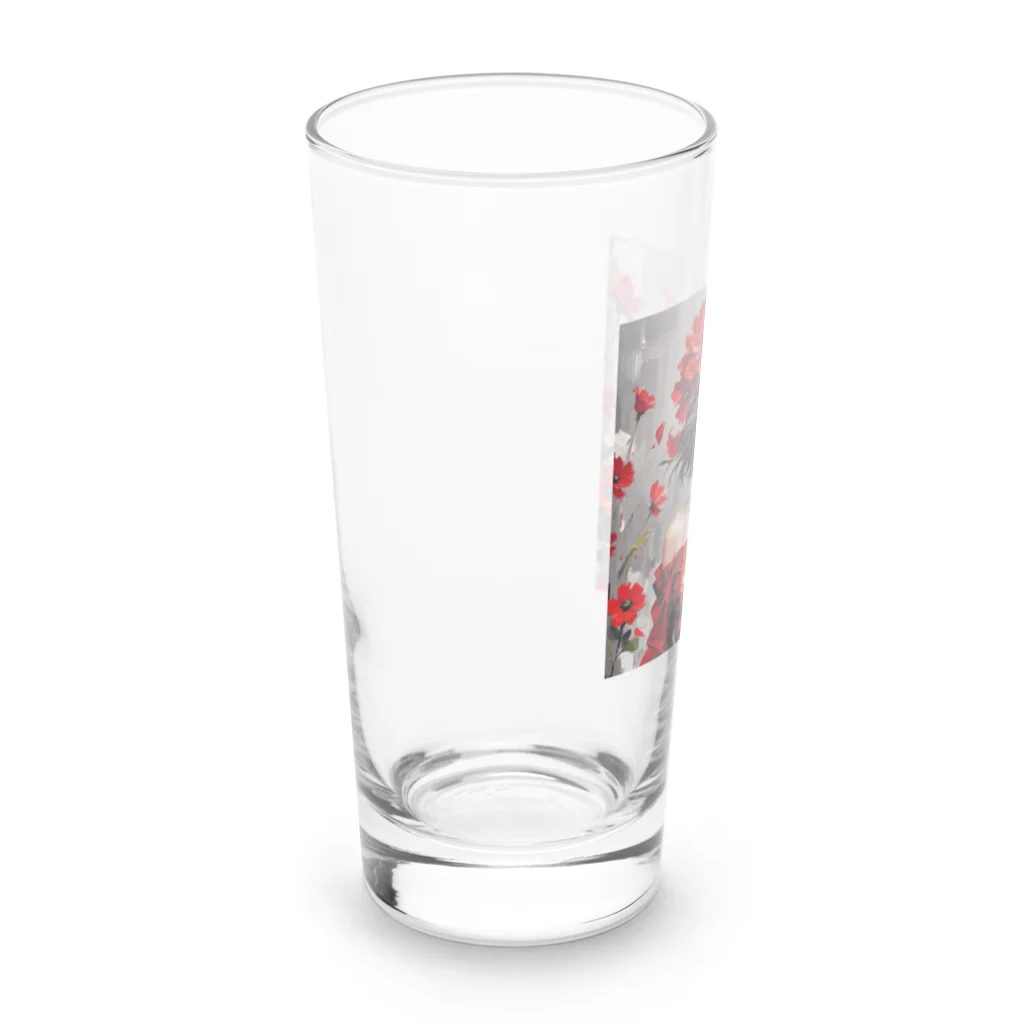 nr8のバラ女 Long Sized Water Glass :left