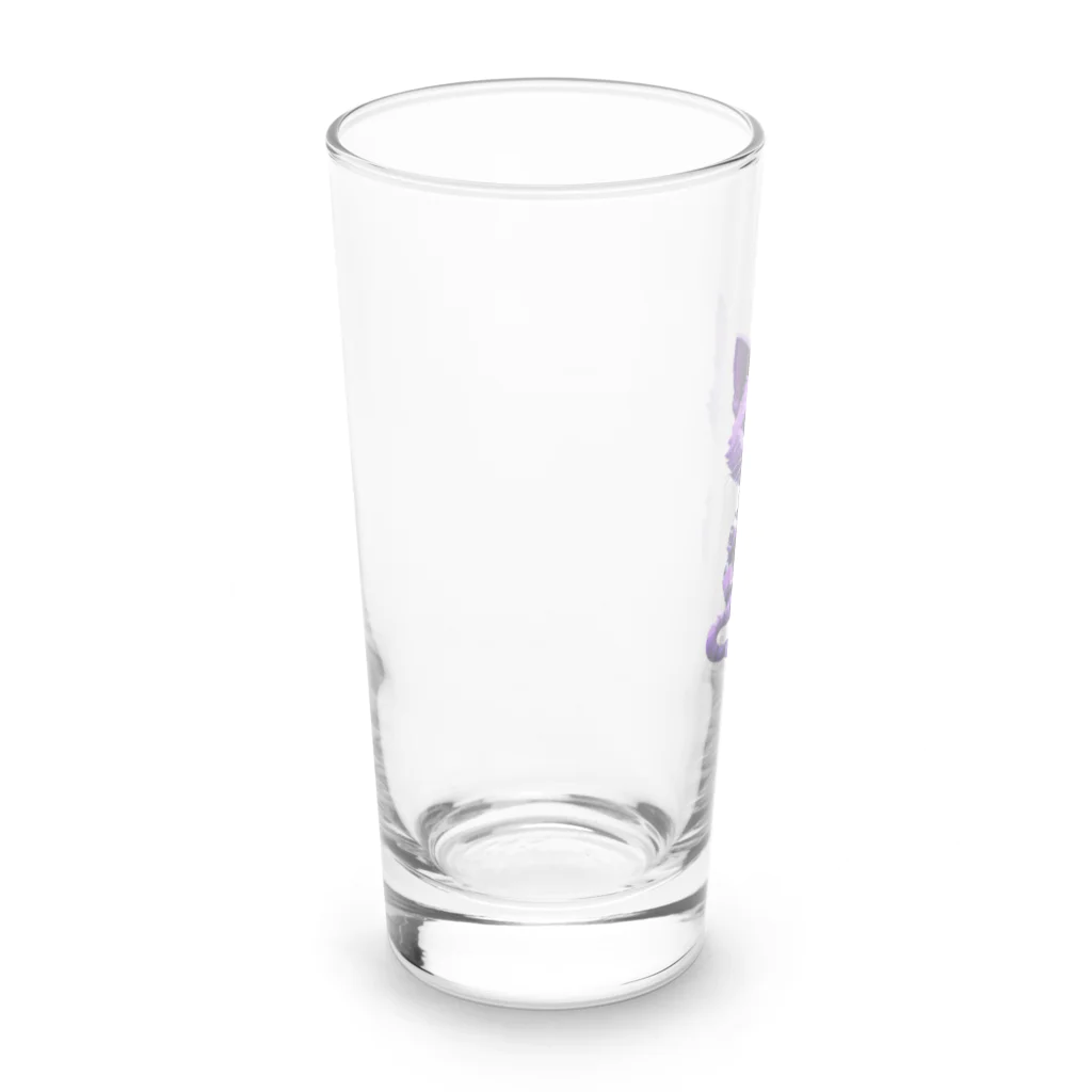 メロンパン猫の宇宙に連れてってくれる猫 Long Sized Water Glass :left