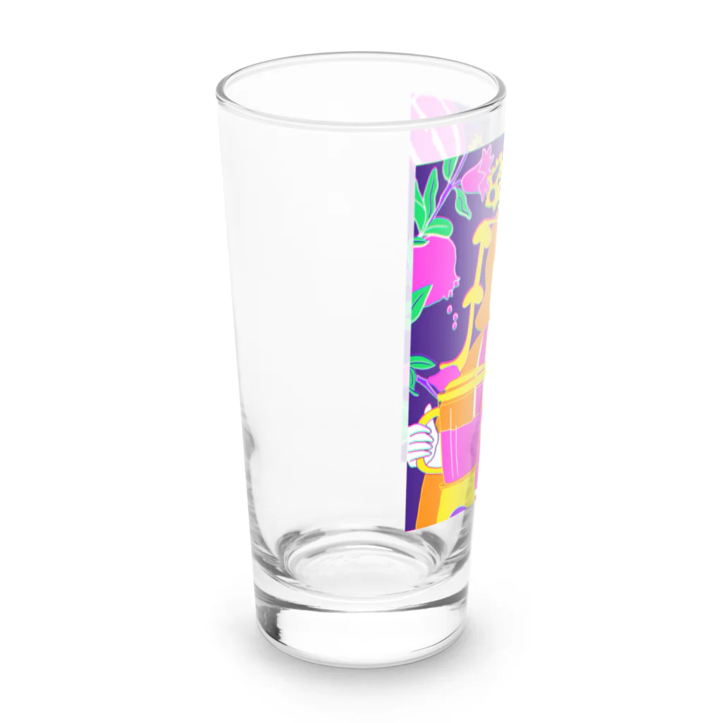 まるちな本舗の鬼子母神の休日 Long Sized Water Glass :left