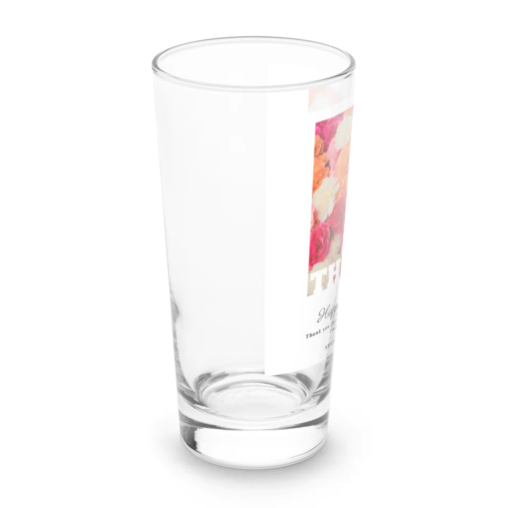 AstelaSの母の日のプレゼント🎁 カーネーション Long Sized Water Glass :left