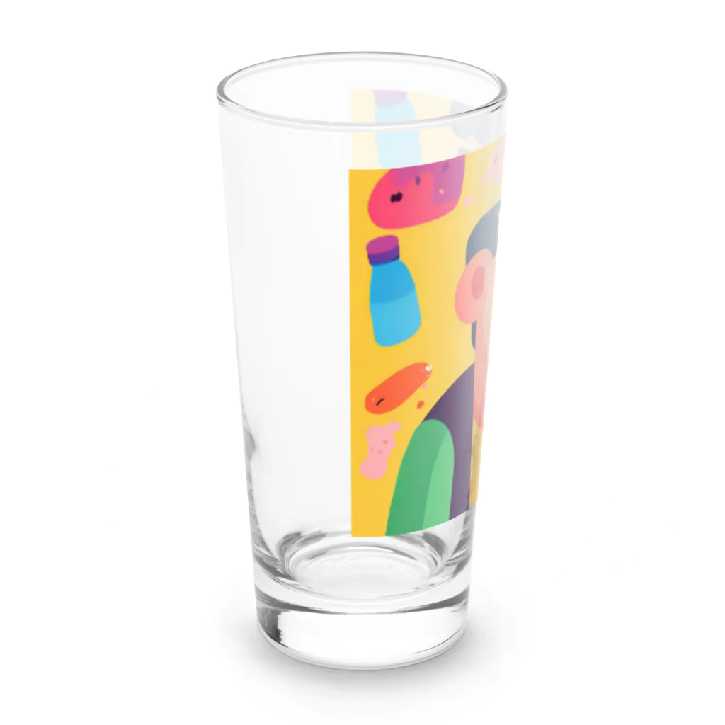 JINPACHIの粘り強い男 Long Sized Water Glass :left