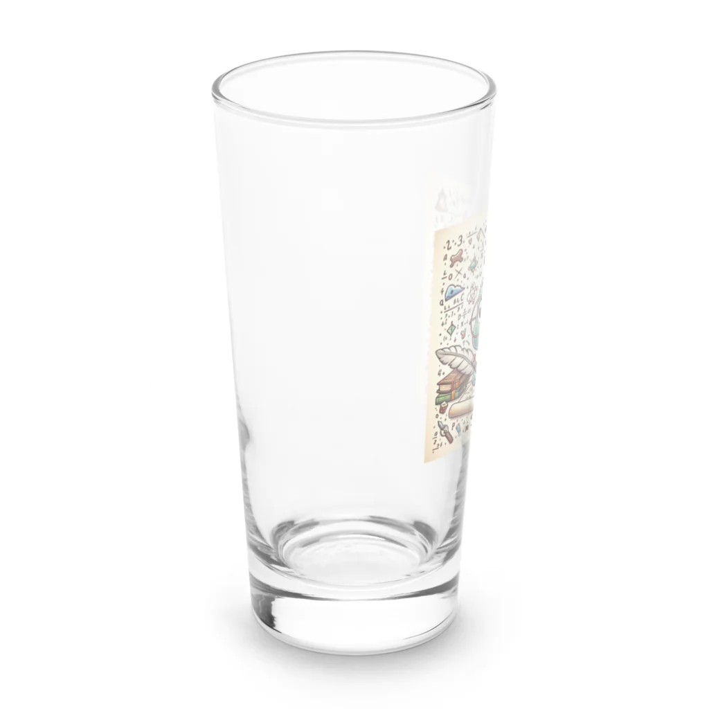 めろんグッズのインテリサウルス Long Sized Water Glass :left