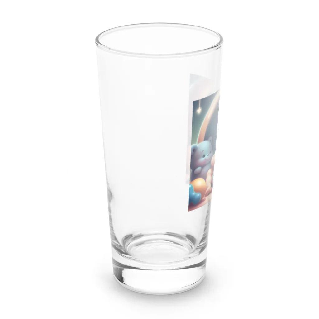 pompomダンスのぷくぷく赤ちゃん Long Sized Water Glass :left