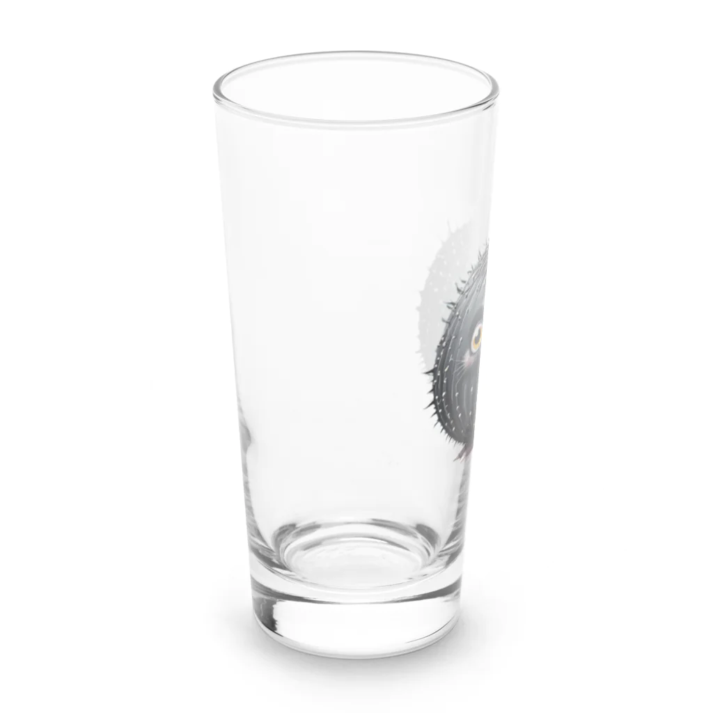 AI妖怪大図鑑のウニ妖怪　バッフン（背景なし） Long Sized Water Glass :left