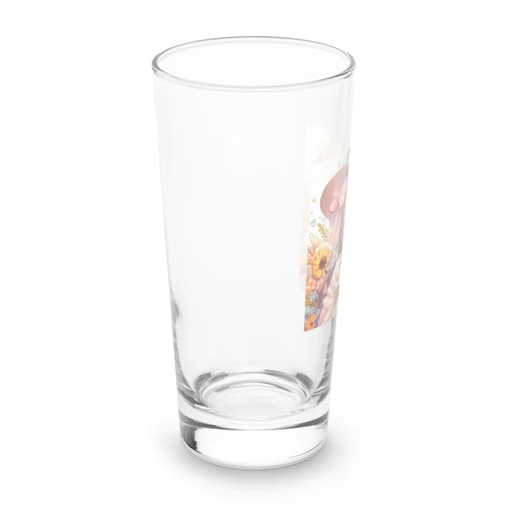 akipoyoのフローラ ちゃん Long Sized Water Glass :left