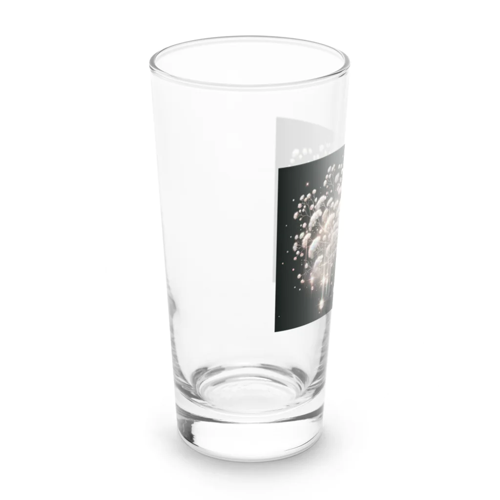 June06の霞草と雫 Long Sized Water Glass :left