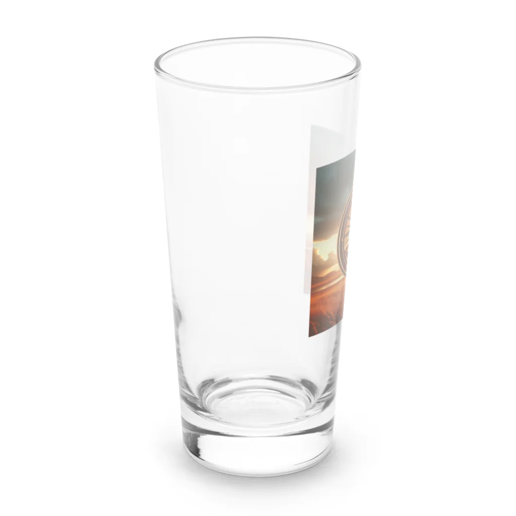 Qten369のサバンナの太陽 Long Sized Water Glass :left