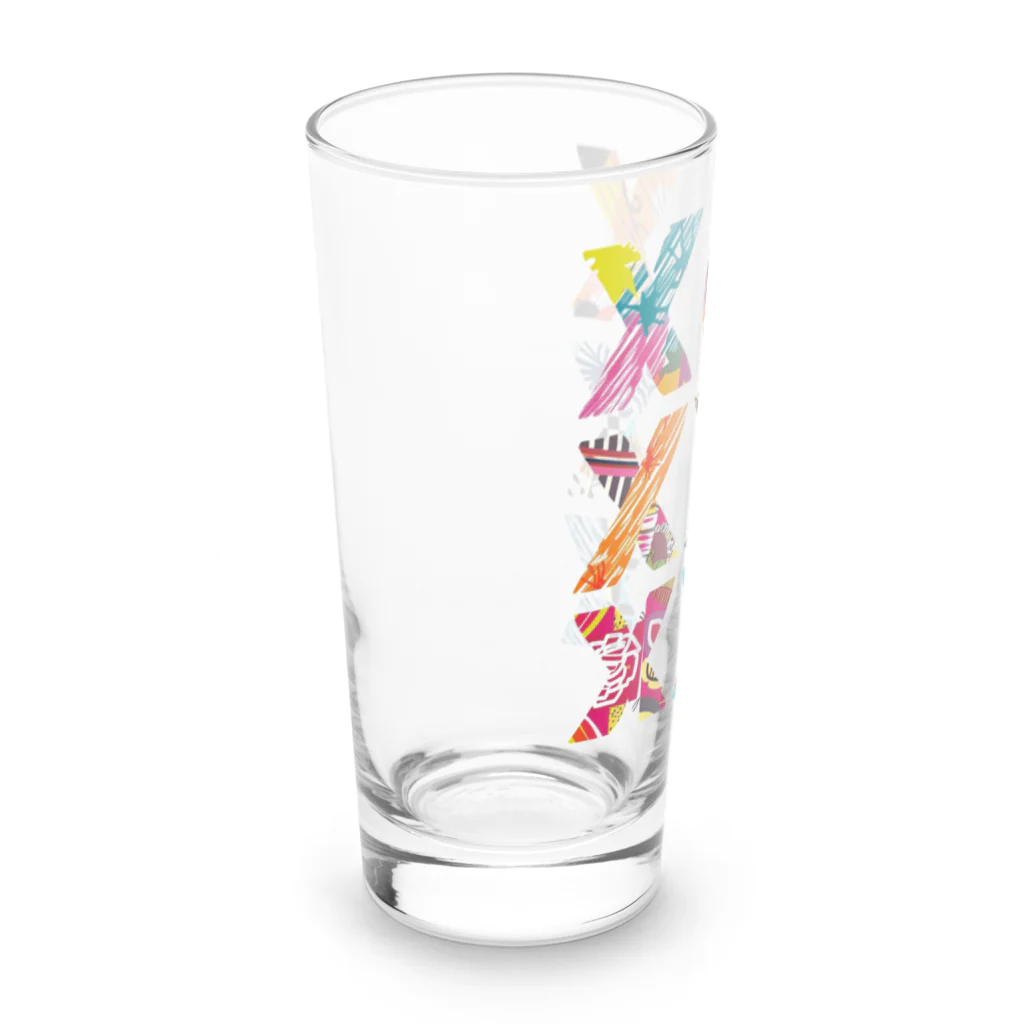 Chi3のxxxxxxxx カラフル・クロス：多様性の融合 Long Sized Water Glass :left