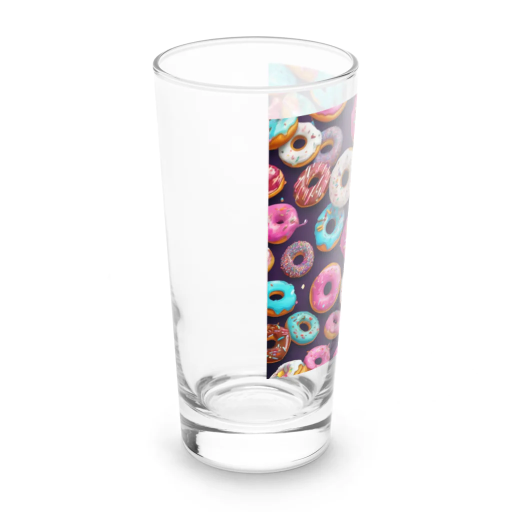 piasのオリジナルグッズアイテム通販のしあわせのドーナツたち Long Sized Water Glass :left