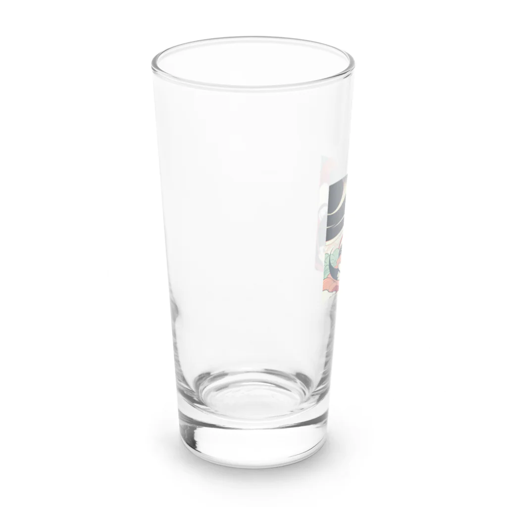 Tarionのうきよ犬3 Long Sized Water Glass :left