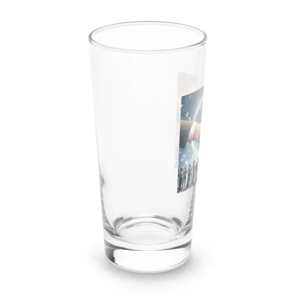 Qten369の愛は地球を救うα Long Sized Water Glass :left