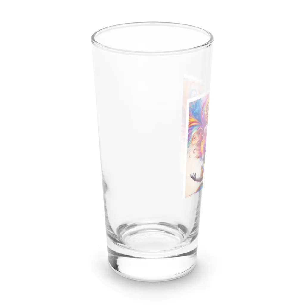 greenartのhappy ADHD Long Sized Water Glass :left