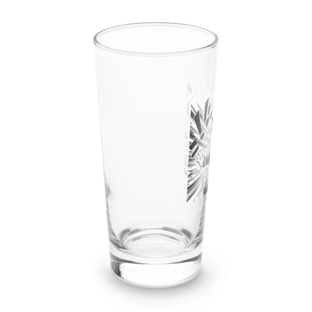 アミュペンの活気溢れる男の子 Long Sized Water Glass :left