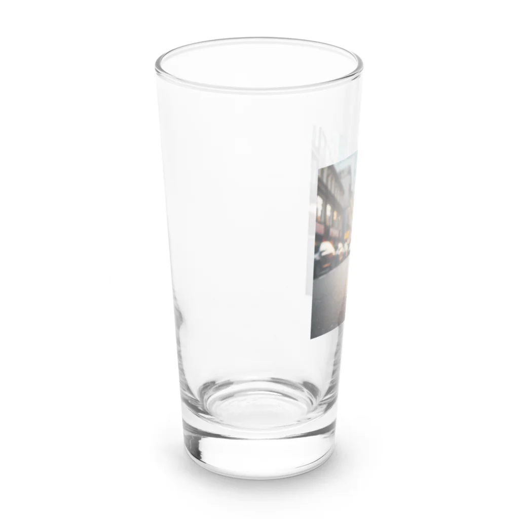 koumeiのみちにパグ2 Long Sized Water Glass :left