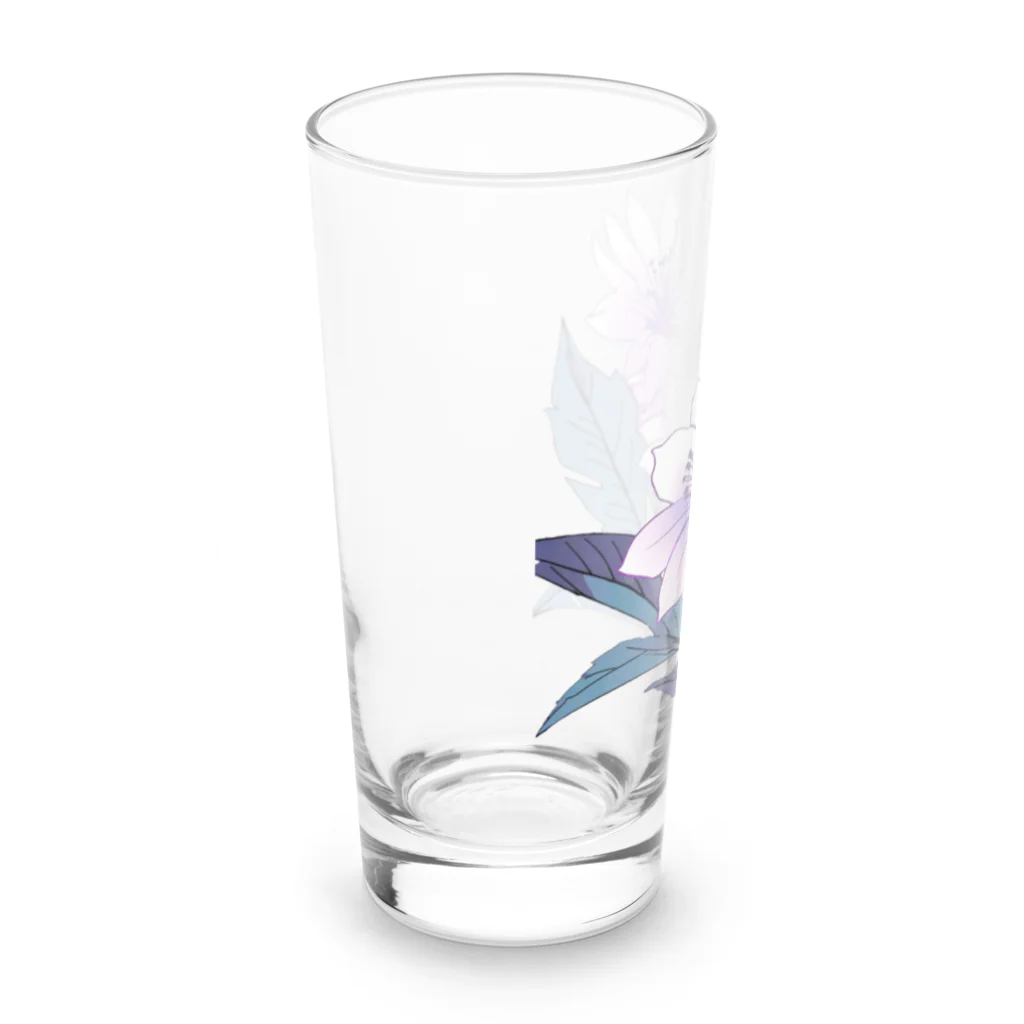 RetrowaveFlowerのRetrowaveFlower-ムラサキハナナ- Long Sized Water Glass :left