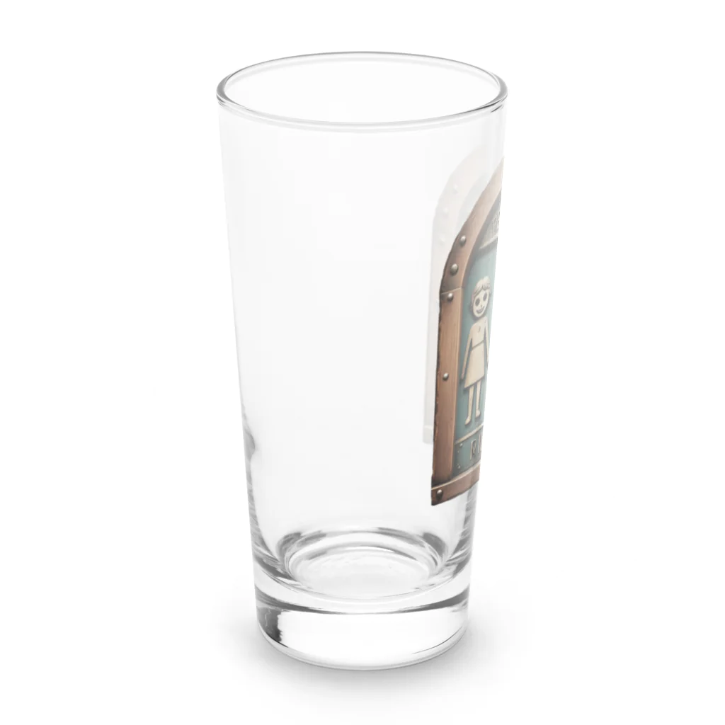 AI妖怪大図鑑のトイレマーク妖怪　ドレダーズ Long Sized Water Glass :left