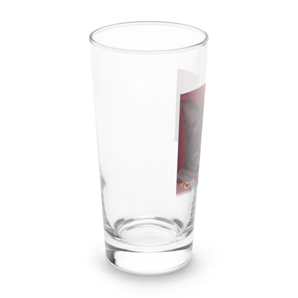 yuo1040yamato Soraの"cute. Cat. Ponta!" Long Sized Water Glass :left