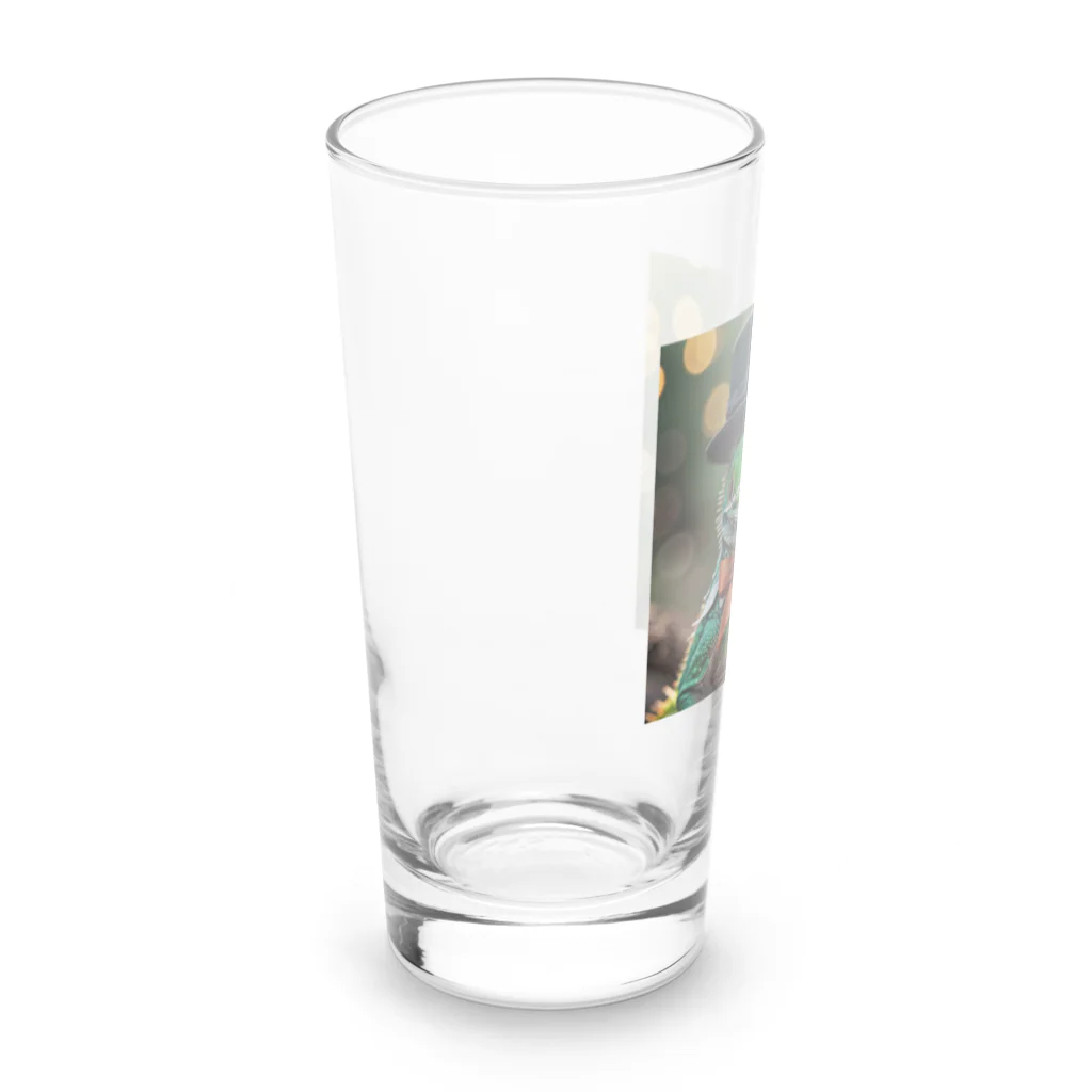 yamonokimotiのハット帽ヤモリ Long Sized Water Glass :left