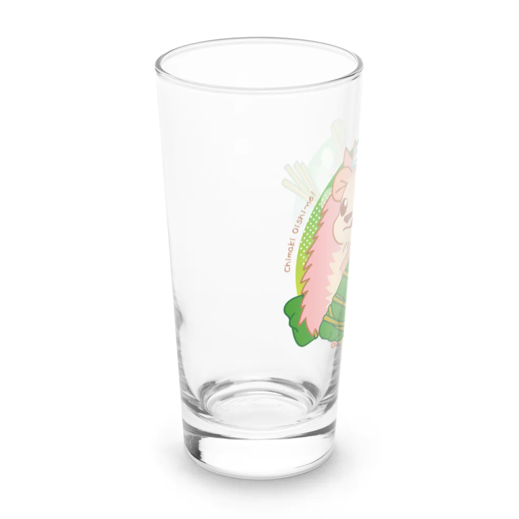 さちあきのおみせの季節のちまきハリネズミ Long Sized Water Glass :left
