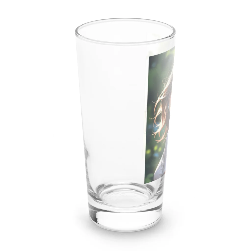 ZZRR12の朝から笑顔 Long Sized Water Glass :left