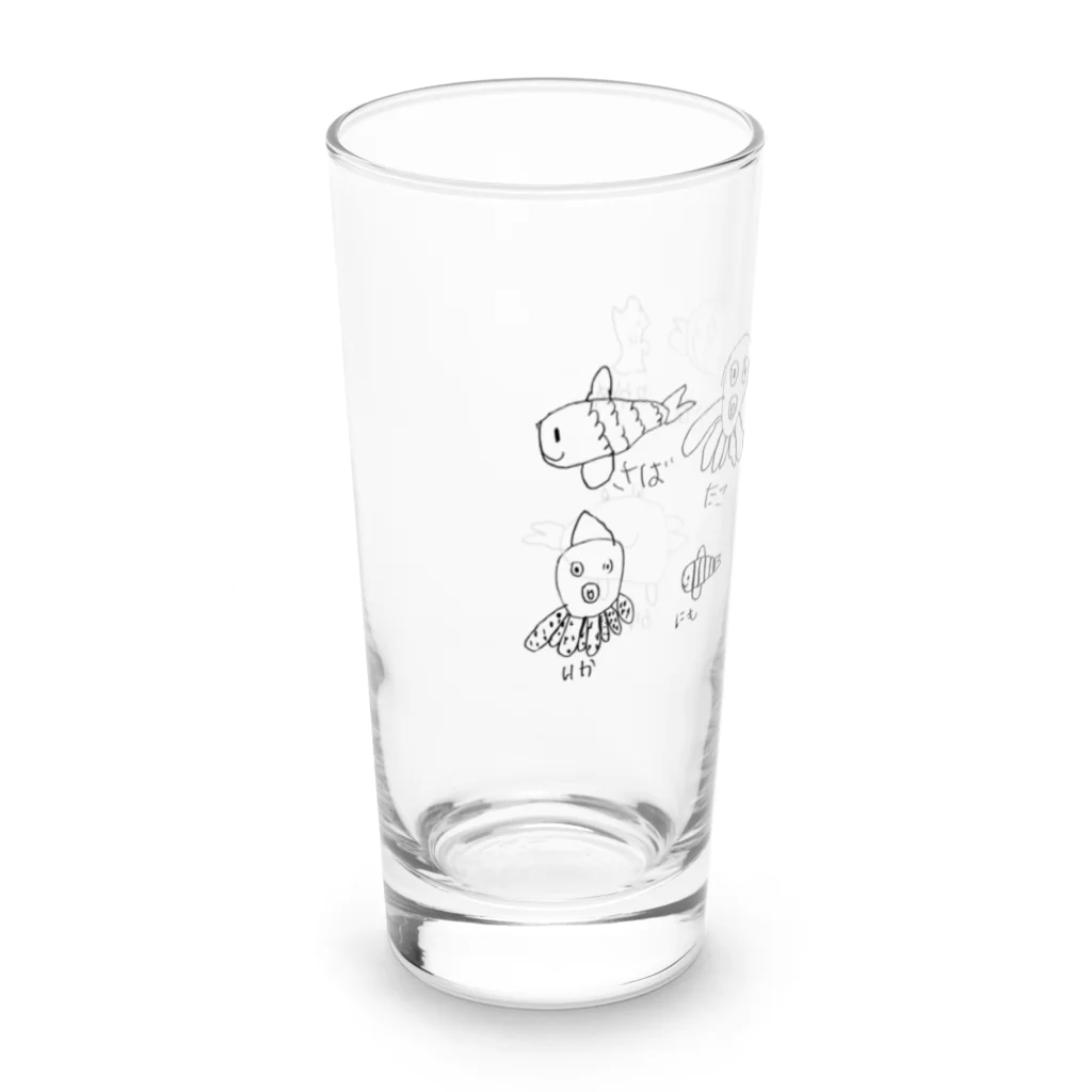 Paddleのつむぎの水族館 Long Sized Water Glass :left