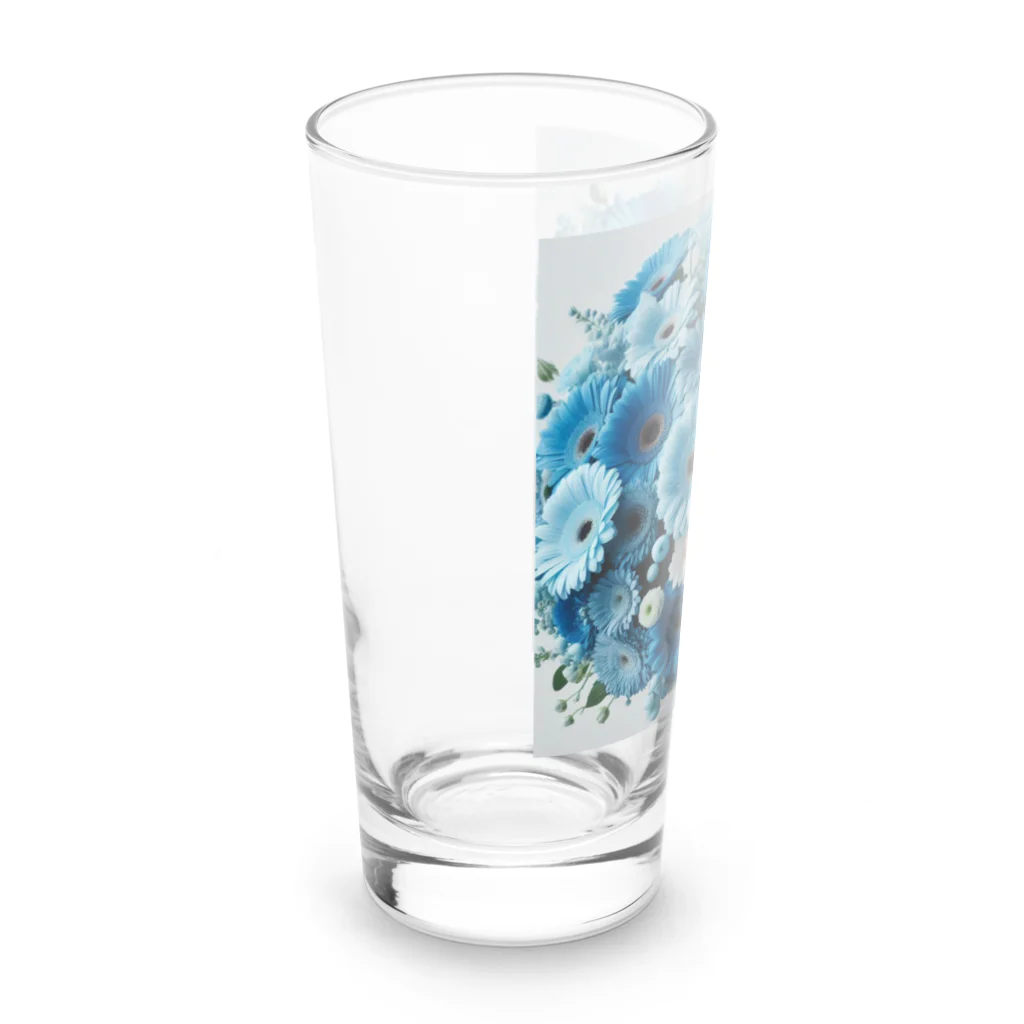 RAMU--JAYの青いガーベラ Long Sized Water Glass :left