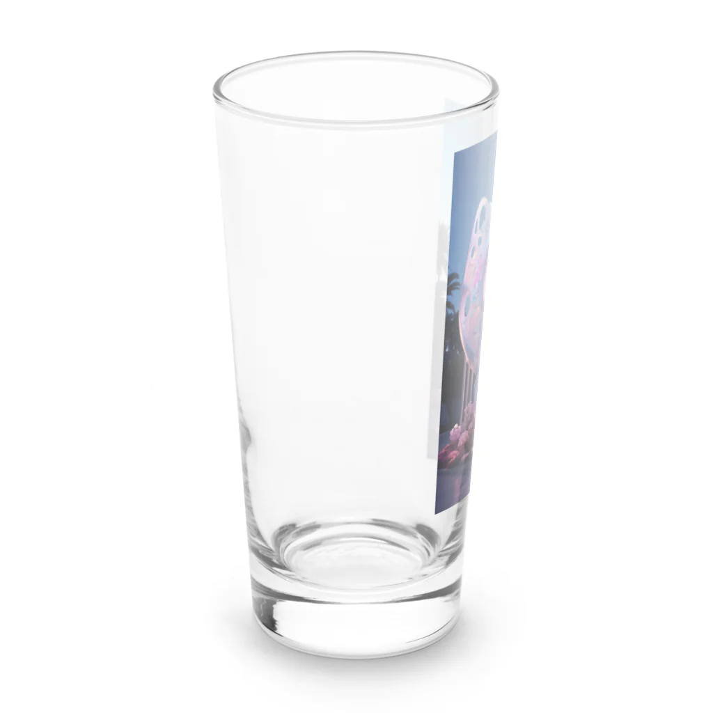 AQUAMETAVERSEの幻想的なお家アメジスト2846 Long Sized Water Glass :left