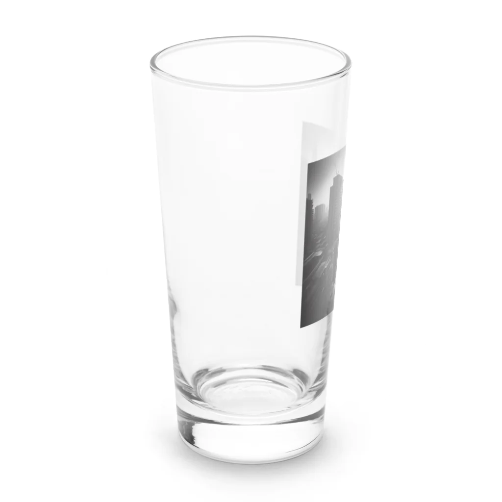 JUNJunの街を見下ろす Long Sized Water Glass :left