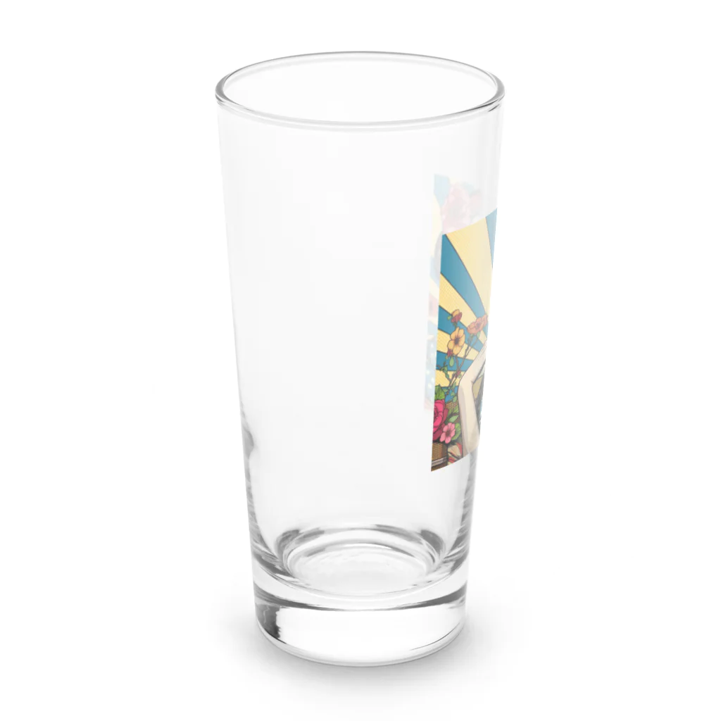 まりな☆のお店のおしゃれ女子☆凛とした女性 Long Sized Water Glass :left