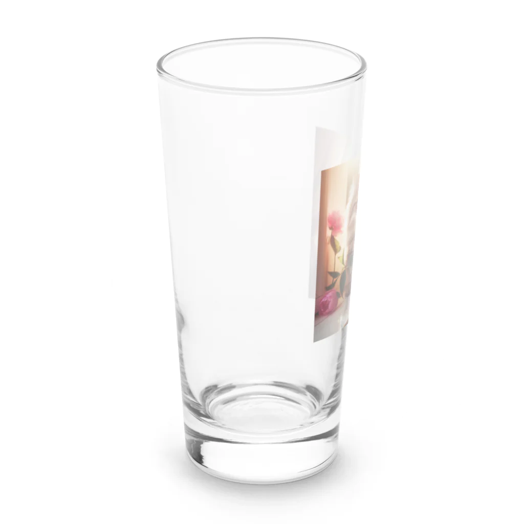 yubrajmagarの猫の可愛いグッズ Long Sized Water Glass :left