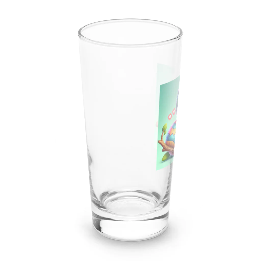 レイミーショップのかわいいヘビキャラ「ピーター」のグッズ Long Sized Water Glass :left