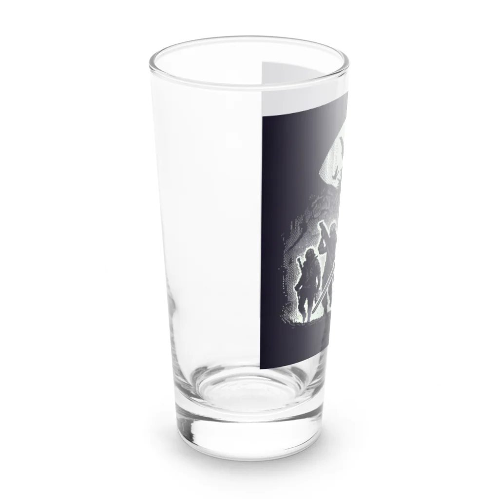 ドット屋のドット絵 5人組 Long Sized Water Glass :left