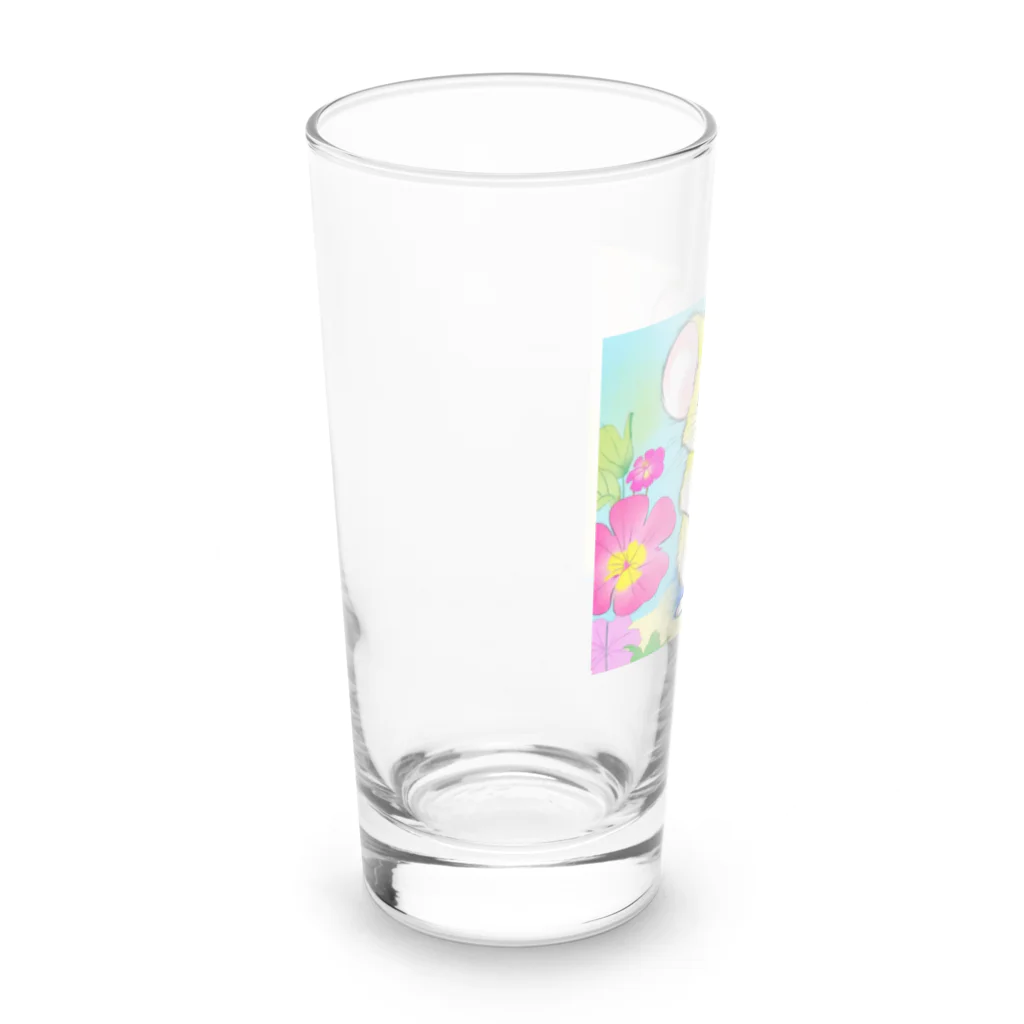 いちごソーダのねずみのスニーキー Long Sized Water Glass :left