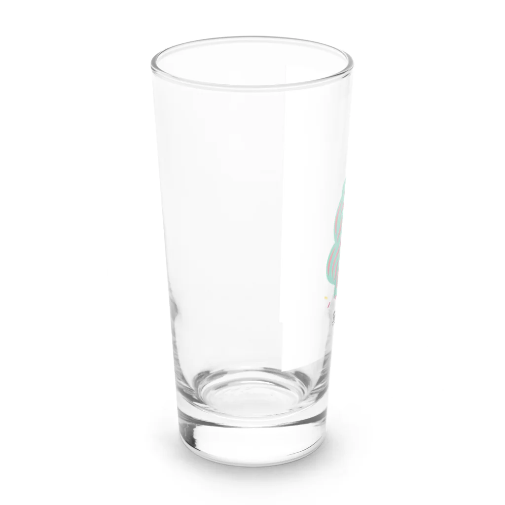 猫とガラスペンのシシヘビ【無添加】 Long Sized Water Glass :left