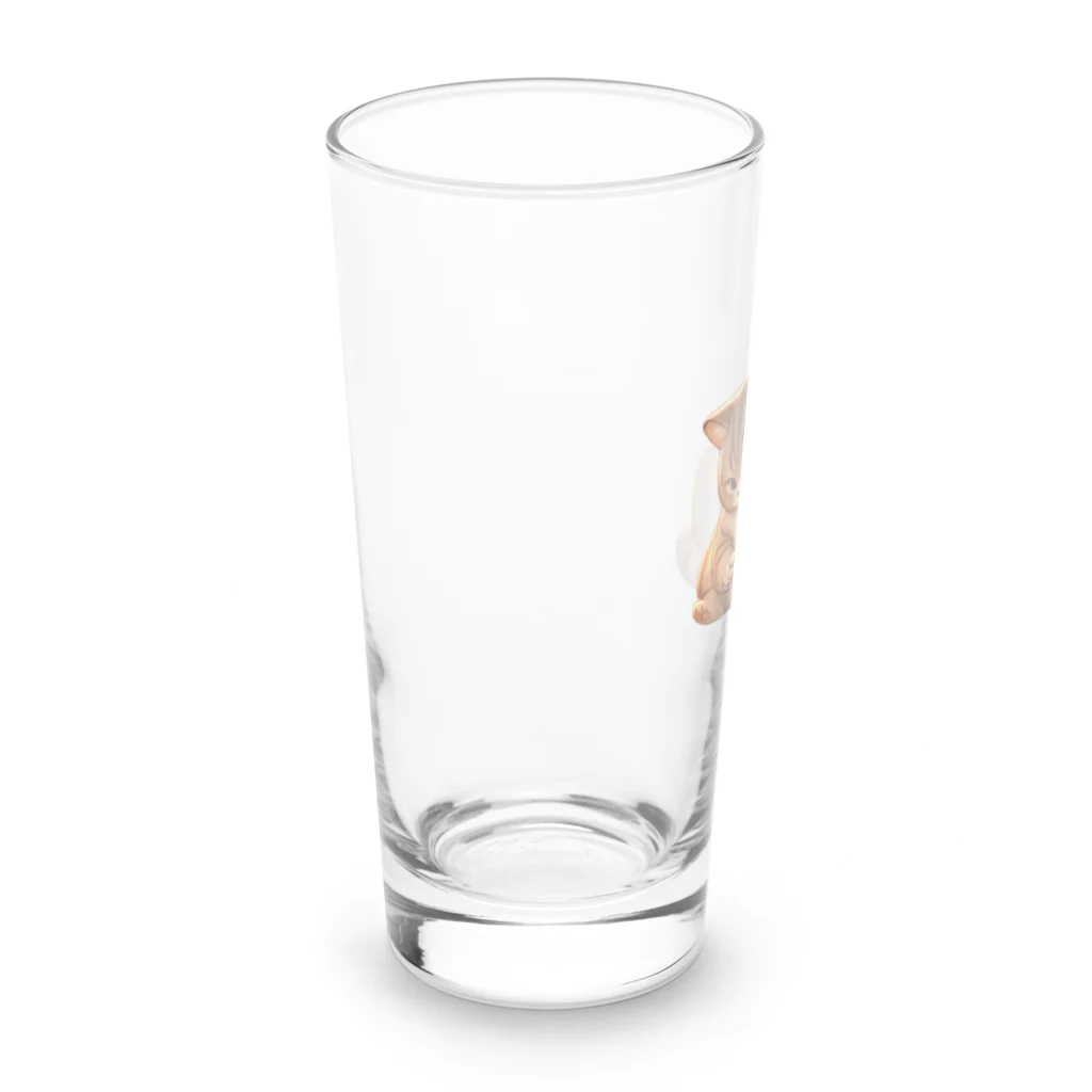 statham2865の爪を研ぐ猫 Long Sized Water Glass :left