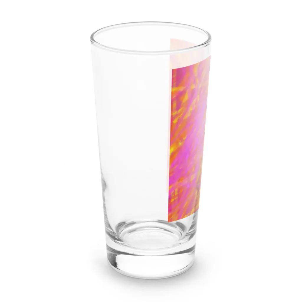 納豆ごはんの炎 Long Sized Water Glass :left