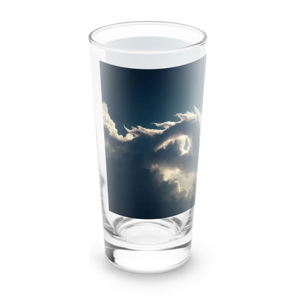 matsuya-11の太陽へ向かう雲龍 Long Sized Water Glass :left